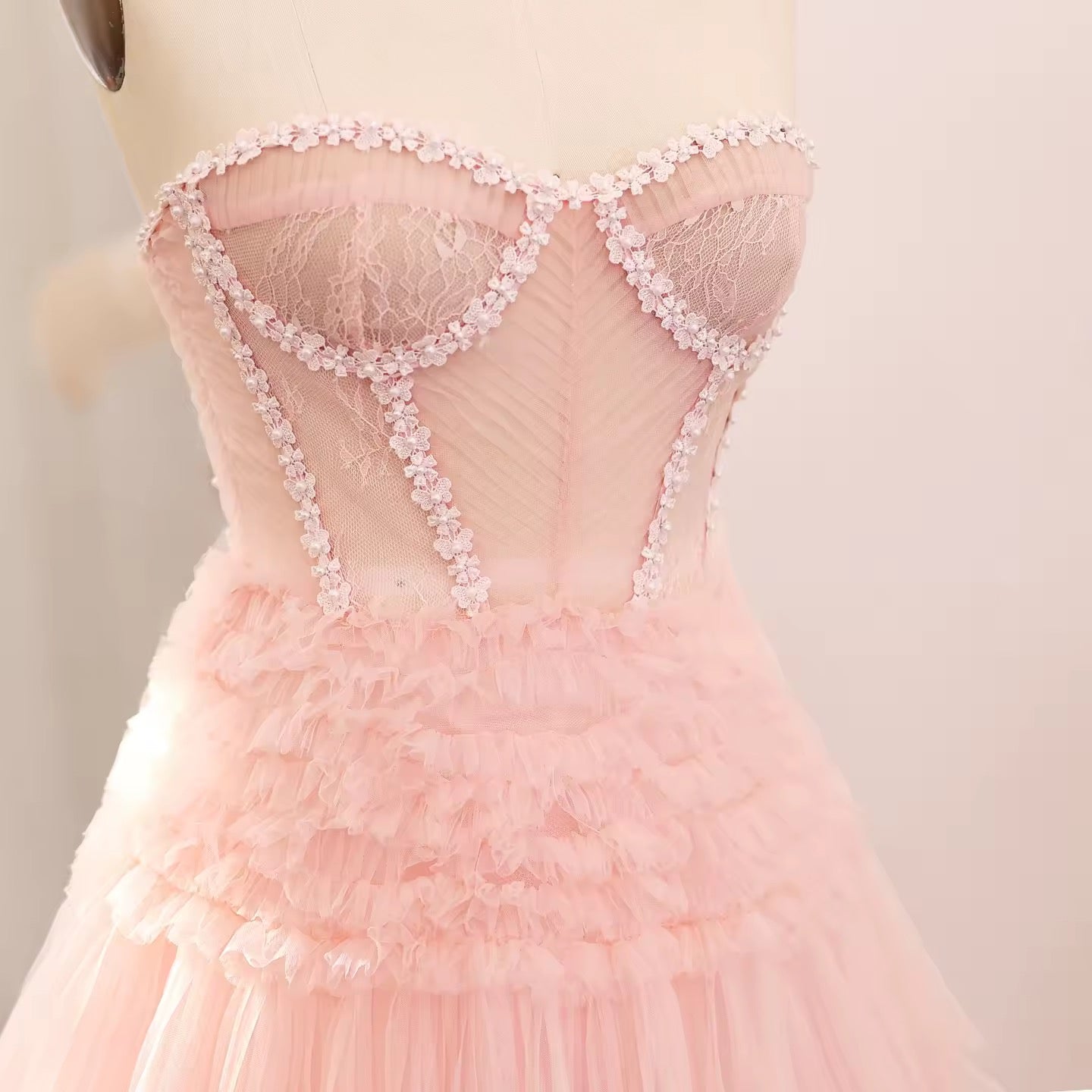 Elegant Ball GownTulle Evening Dress
