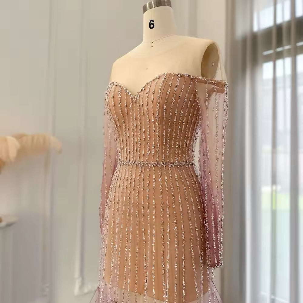 Luxury Evening Long Sleeve dress