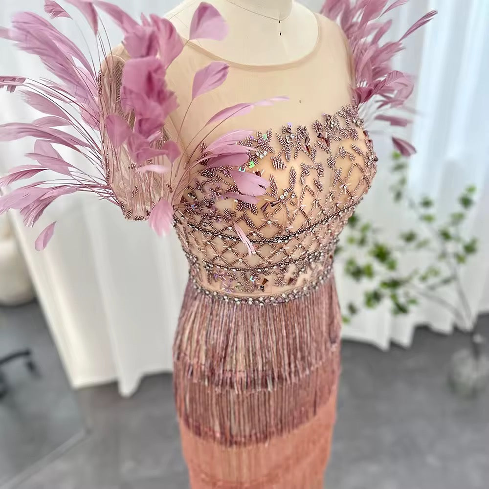 Ombre midi dress