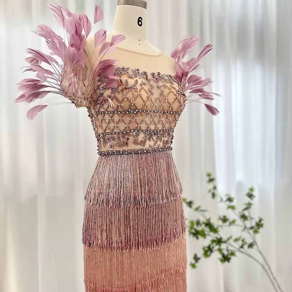 Ombre midi dress