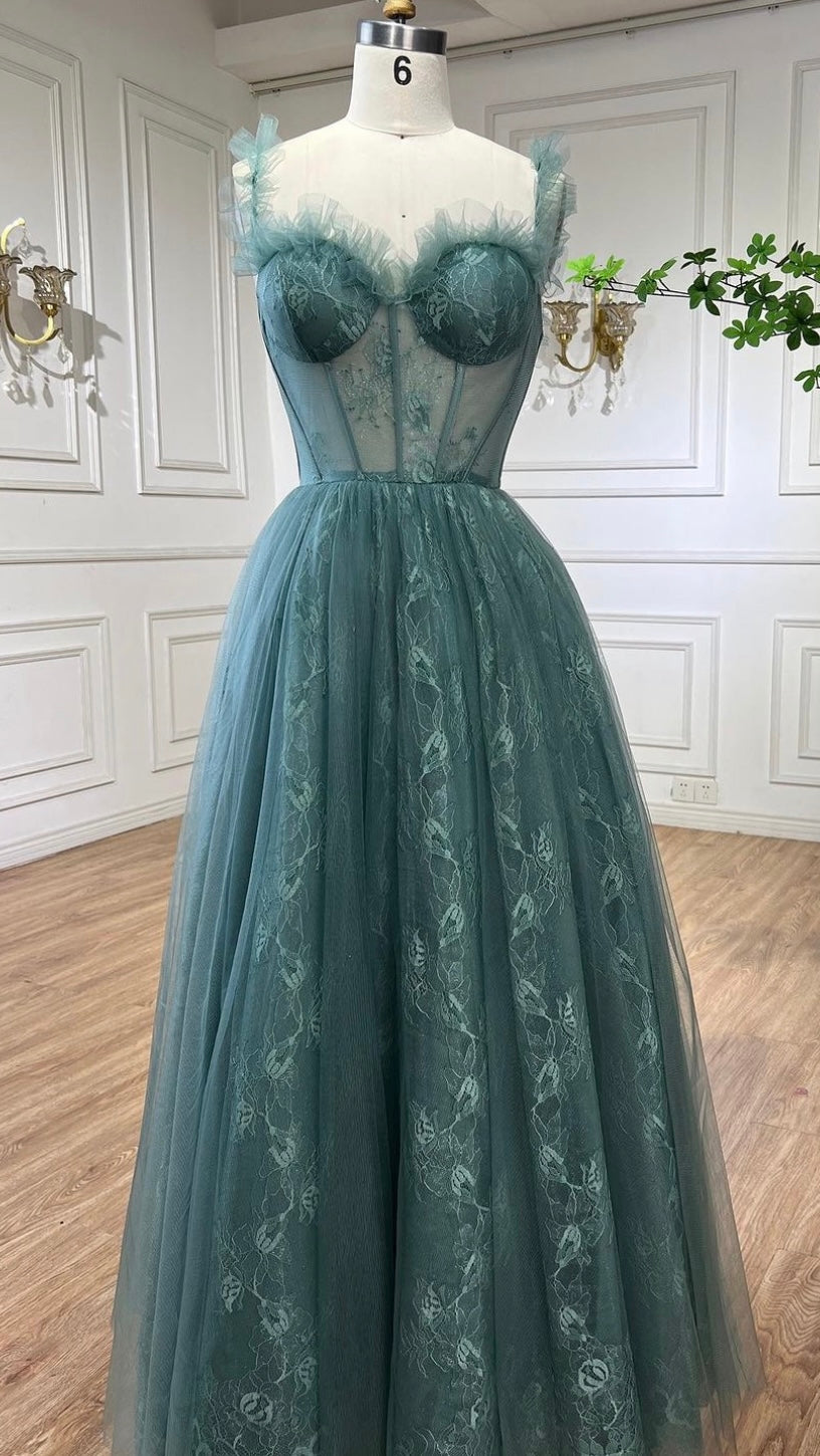 Elegant Mid Lace Dress