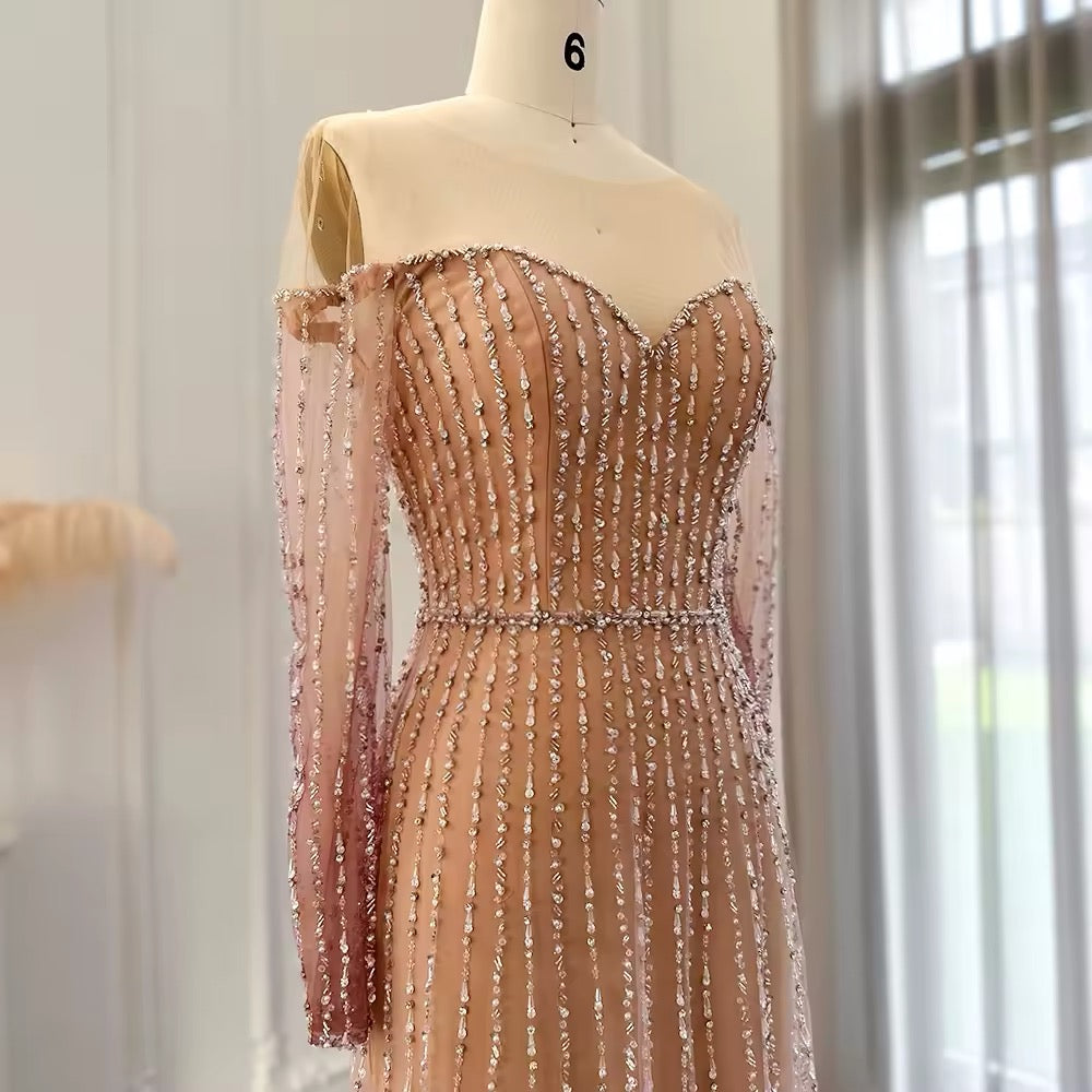 Luxury Evening Long Sleeve dress