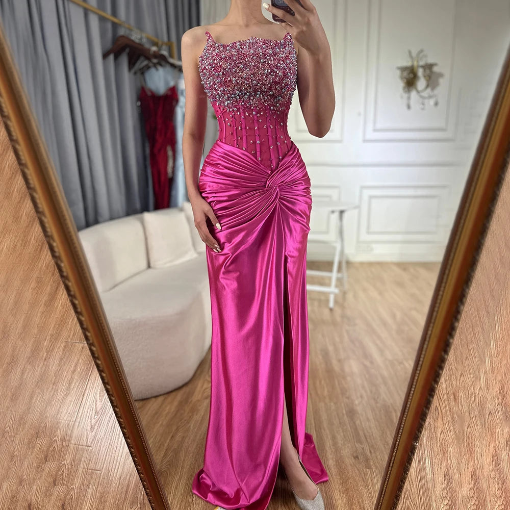 Side Split Beaded
Mermaid Luxury Evening