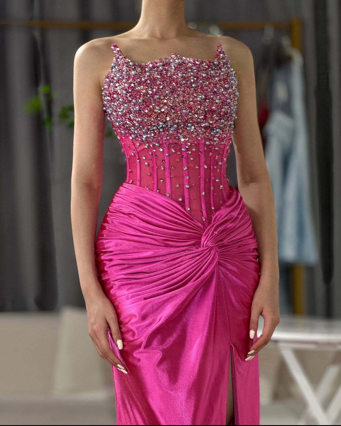 Side Split Beaded
Mermaid Luxury Evening