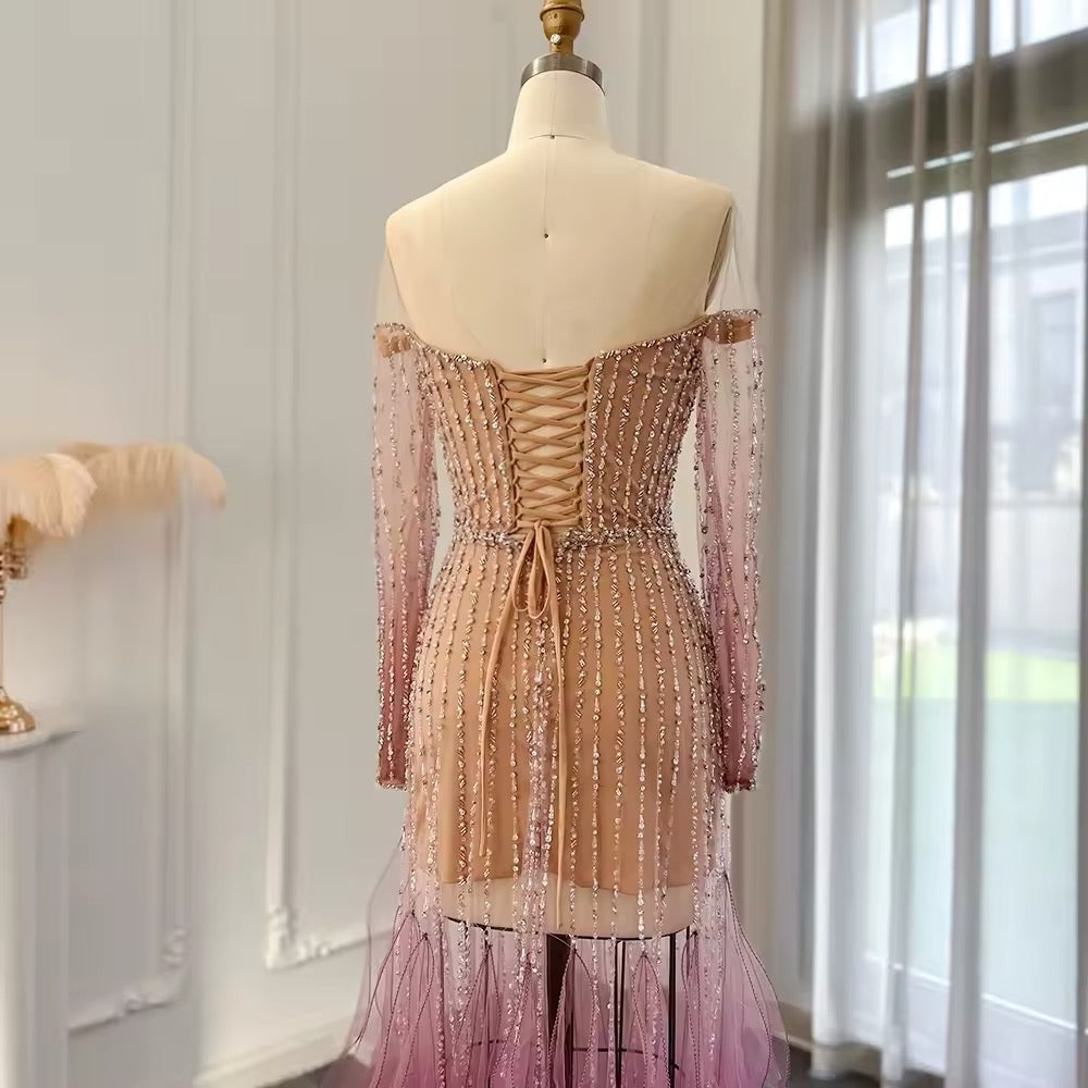 Luxury Evening Long Sleeve dress