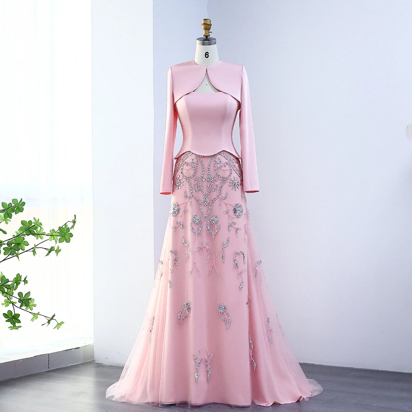 Luxury Corset Gown with Sparkling Crystal Details 2025