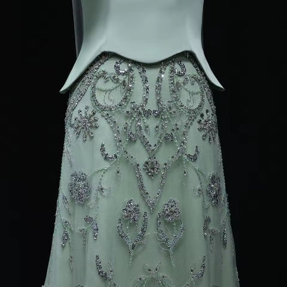 Luxury Corset Gown with Sparkling Crystal Details 2025