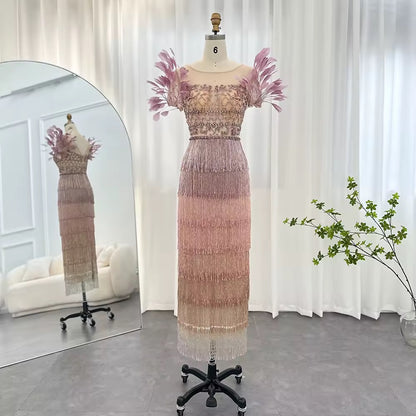 Ombre midi dress