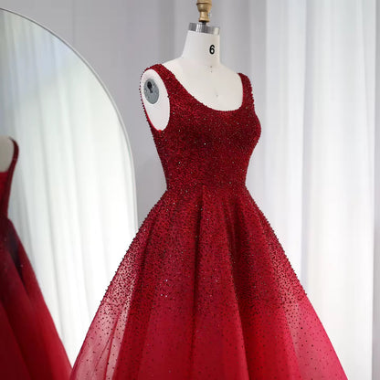 Luxury Crystal Evening Dress