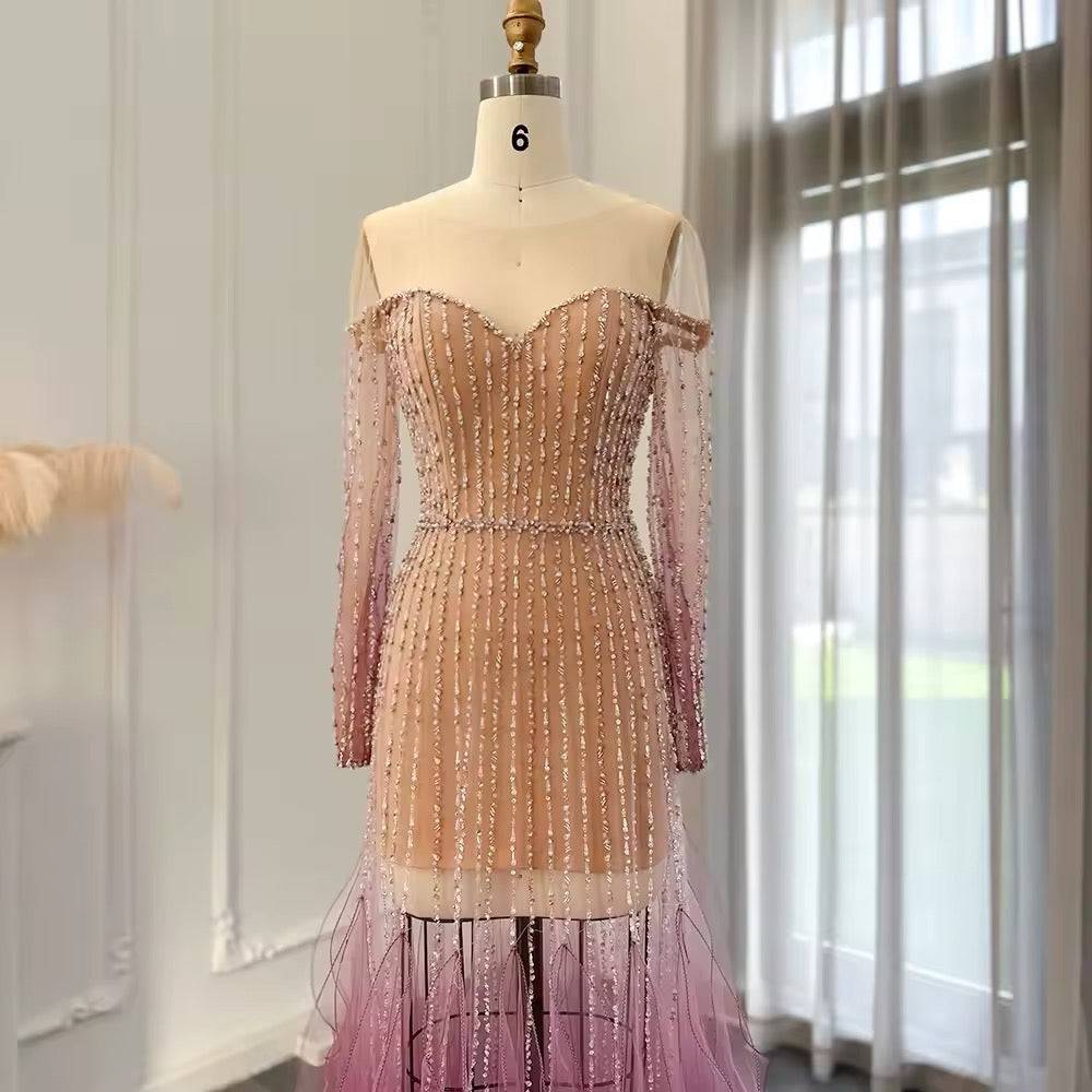 Luxury Evening Long Sleeve dress