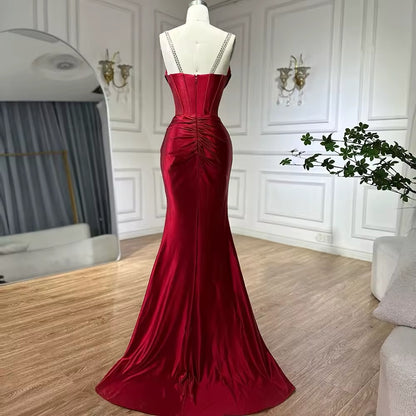 Embellished Corset Drape Gown