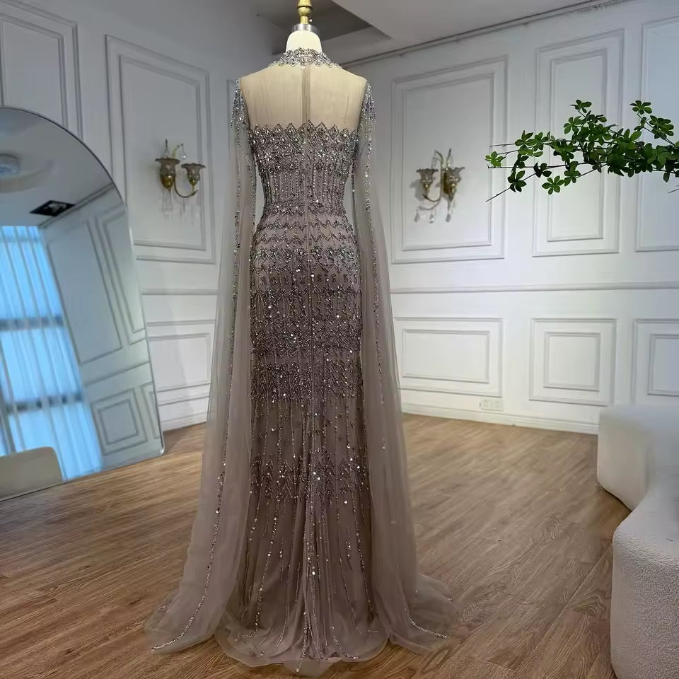 “Regal Majesty” Luxury Embroidered Crystal Dress