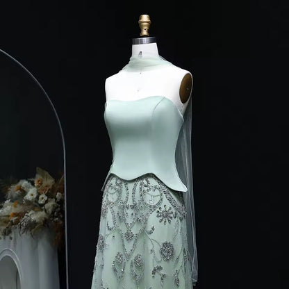 Luxury Corset Gown with Sparkling Crystal Details 2025
