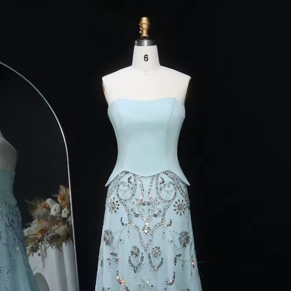 Luxury Corset Gown with Sparkling Crystal Details 2025