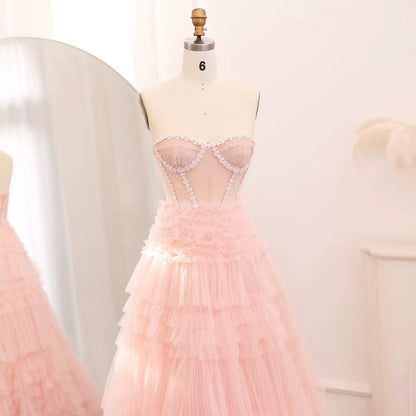 Elegant Ball GownTulle Evening Dress