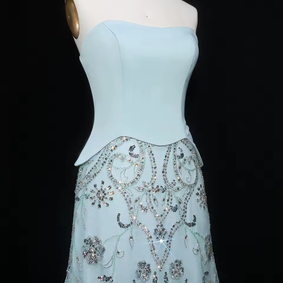 Luxury Corset Gown with Sparkling Crystal Details 2025