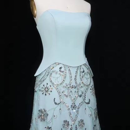 Luxury Corset Gown with Sparkling Crystal Details 2025
