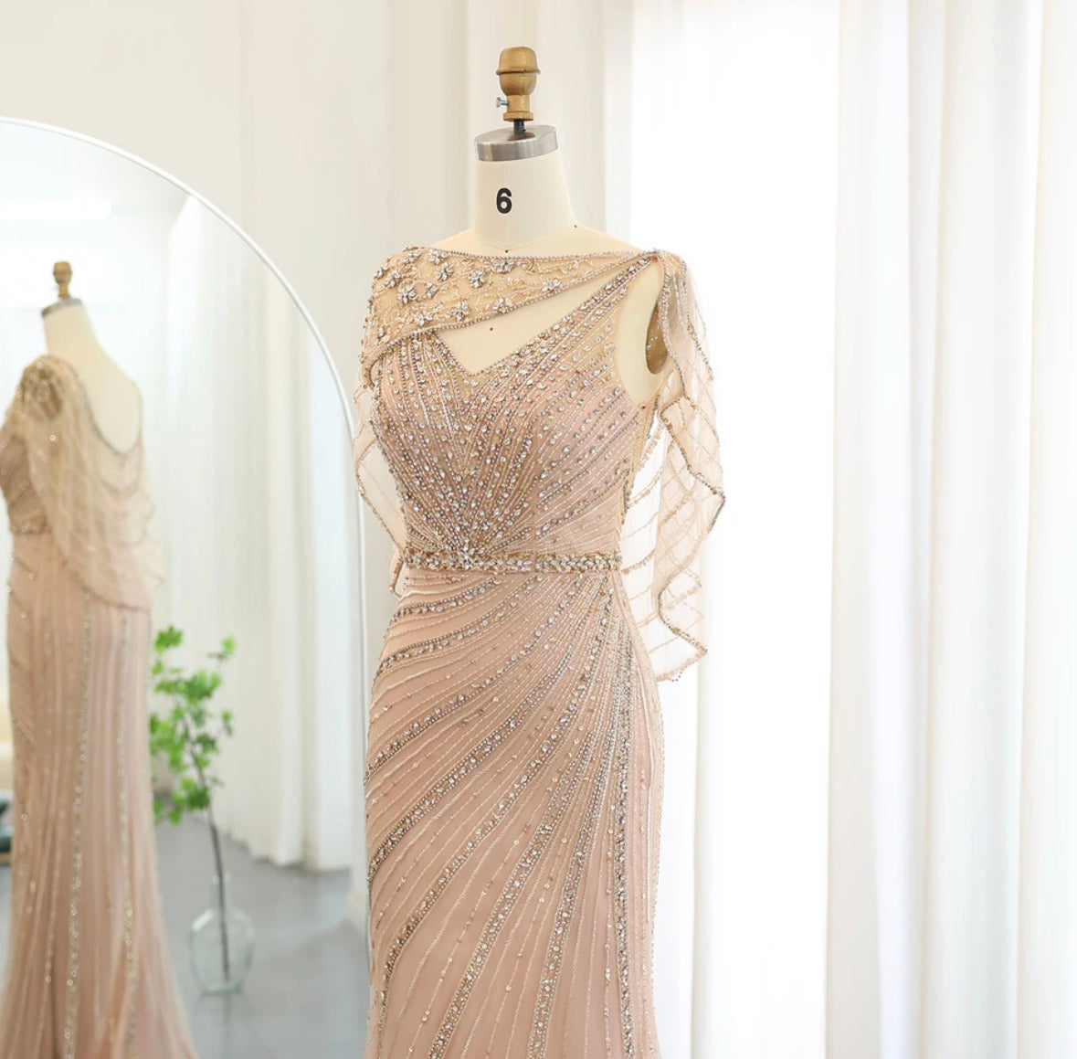 Luxurious evening dress