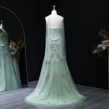 Luxury Corset Gown with Sparkling Crystal Details 2025