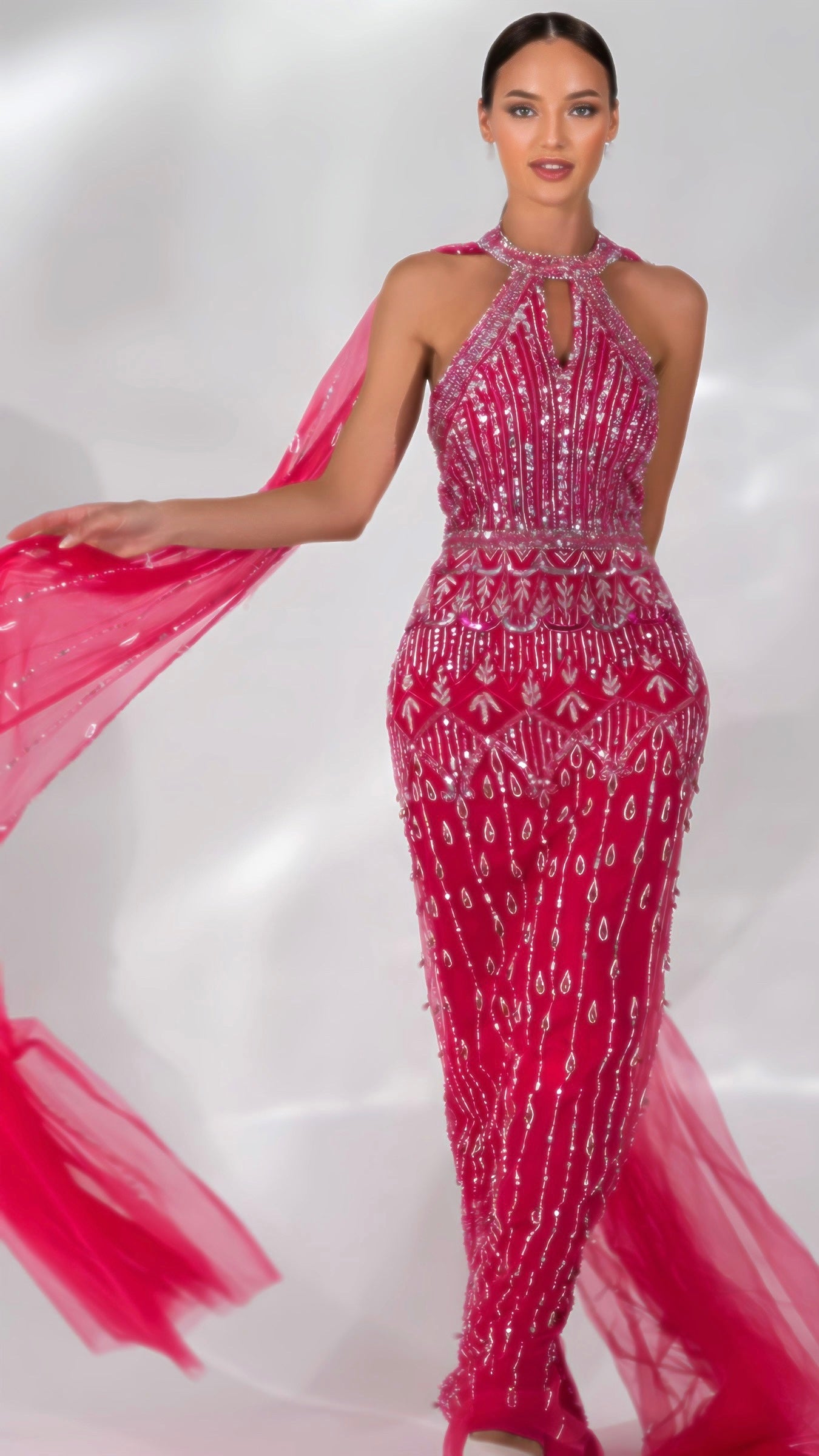 Luxury evening dress