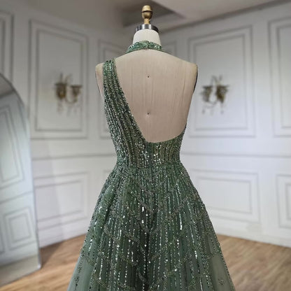 Elegant Beaded Ball Gown – Sparkling One-Shoulder Formal Dress