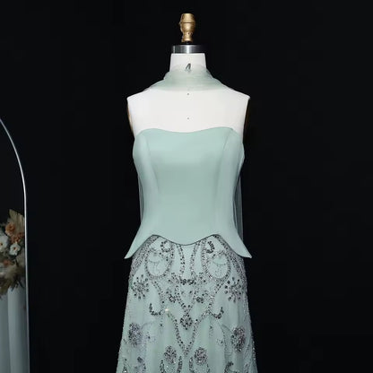 Luxury Corset Gown with Sparkling Crystal Details 2025