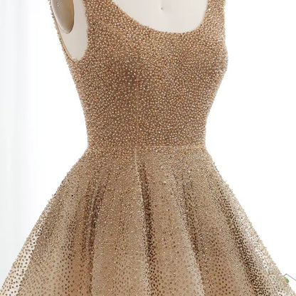 Luxury Crystal Evening Dress