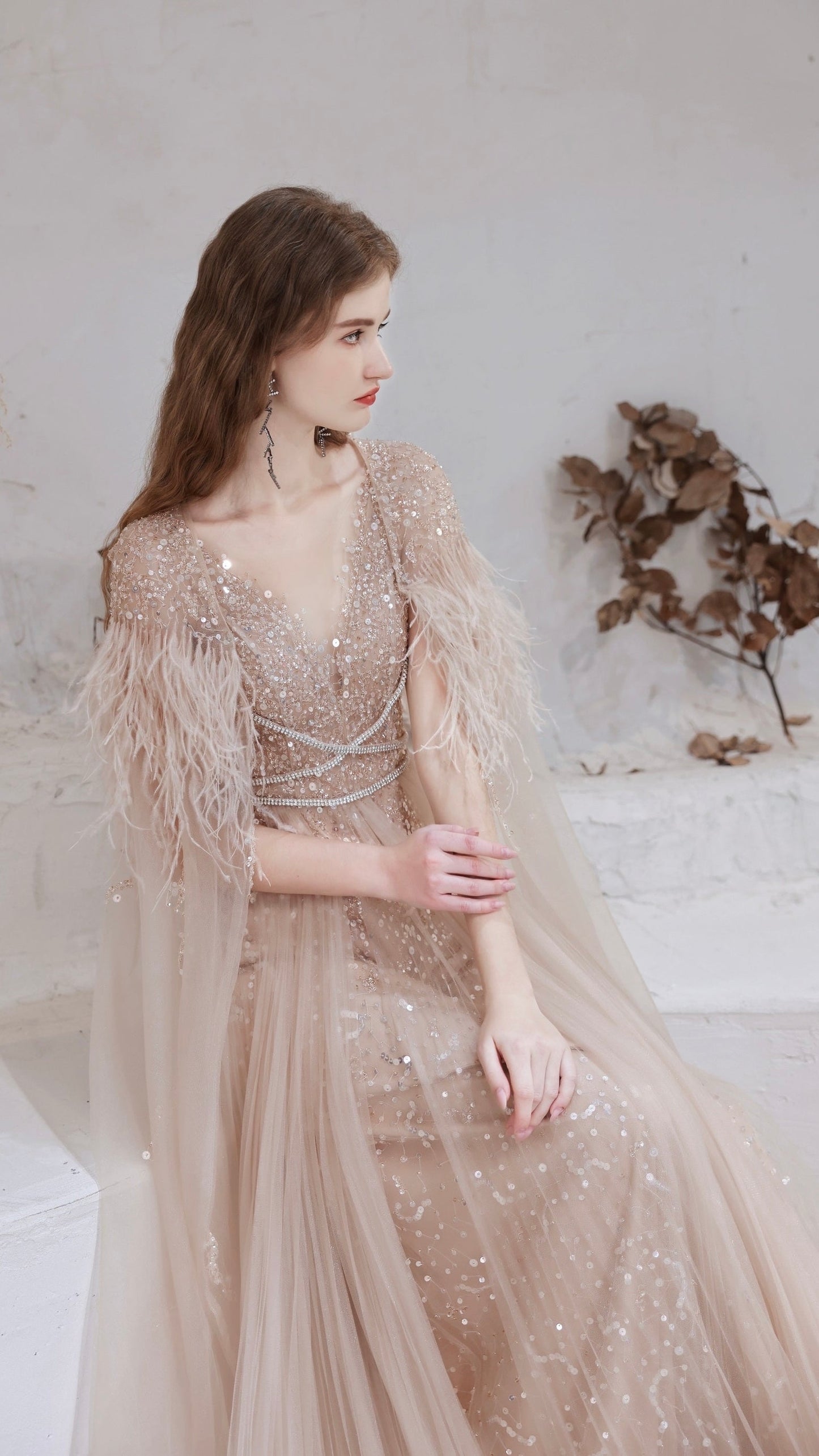 Luxurious evening dress