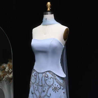 Luxury Corset Gown with Sparkling Crystal Details 2025