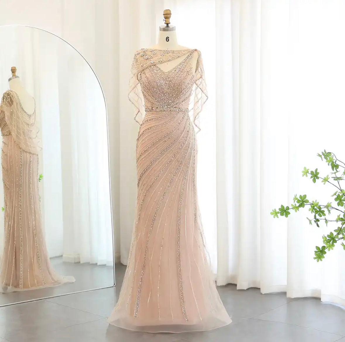 Luxurious evening dress