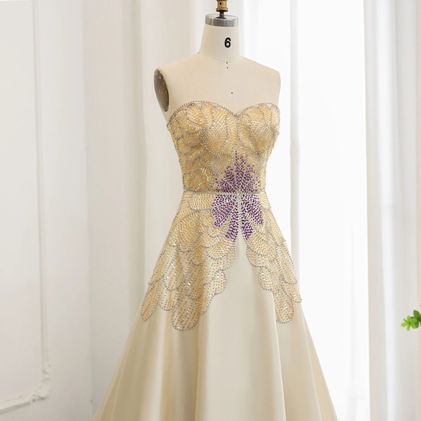 Luxury Butterfly Evening Dress