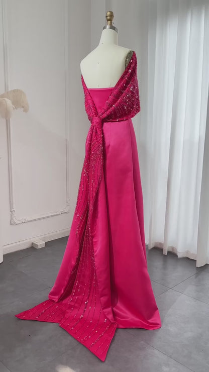 Fuchsia soft dress
