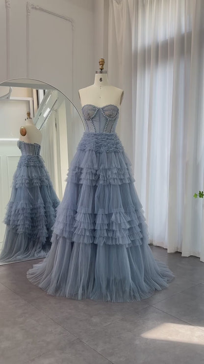 Elegant Ball GownTulle Evening Dress